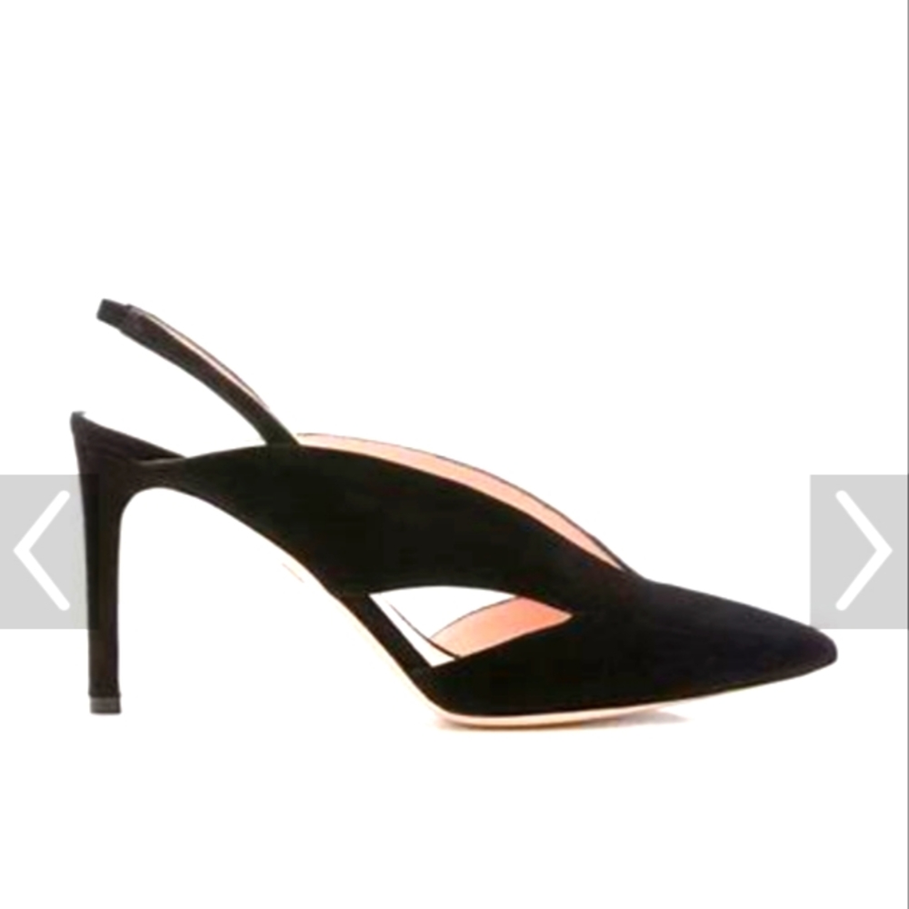 Cushnie Pointed Toe Black Heels Size 8